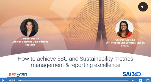 How To Achieve ESG And Sustainability Metrics Management And Reporting ...