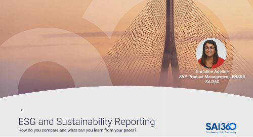 The State Of ESG And Sustainability Reporting