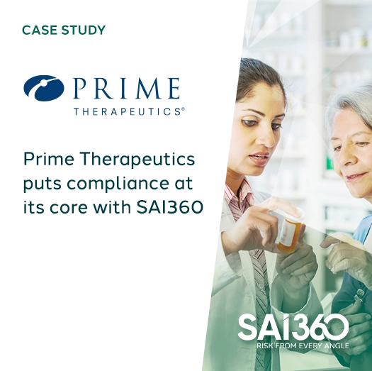 Prime Therapeutics Puts Compliance at Its Core with SAI360’s GRC Platform